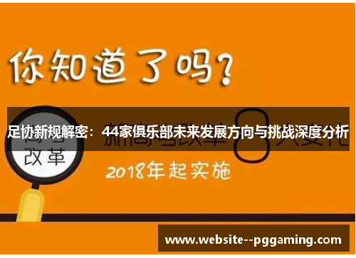 足协新规解密:44家俱乐部未来发展方向与挑战深度分析 足协新规解密:44家俱乐部未来发展方向与挑战深度分析